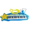 Big Keyboard with MP3 37 Keys with Microphone Blue Big Keyboard with MP3 37 Keys with Microphone Blue