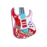Electric Guitar With Microphone Strings Toy Pink
