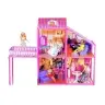 Folded  Large Villa for Dolls 76 cm +  Pink Car + Accessories