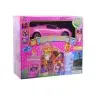 Folded  Large Villa for Dolls 76 cm +  Pink Car + Accessories