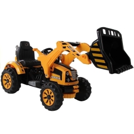 Bērnu elektriskais ekskavators-iekrāvējs Orange