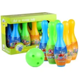 Set to Bowling 6 Bowling Pins + Bowling Ball Sport Game