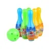 Set to Bowling 6 Bowling Pins + Bowling Ball Sport Game