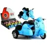 Toy Motorbike 3 Colours Rides Lights Game 1:14