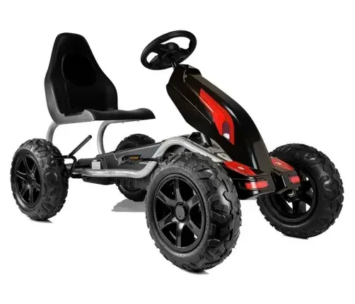 Gokart B012 Inflatable Tires Black