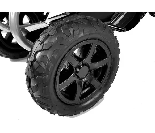 Gokart B012 Inflatable Tires Black