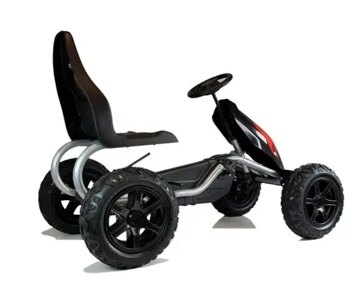 Gokart B012 Inflatable Tires Black