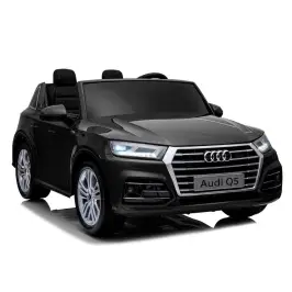 Divvietīgs bērnu elektromobilis Audi Q5 2-Seater Black Painting