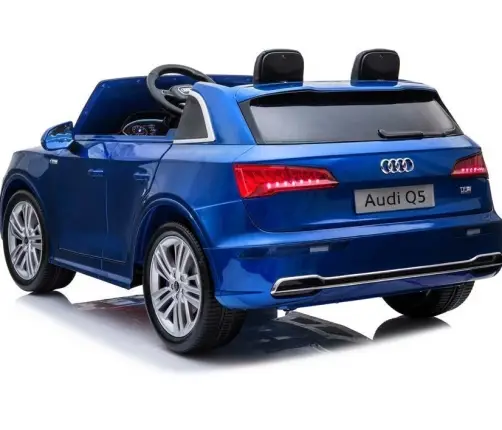 Divvietīgs bērnu elektromobilis Audi Q5 2-Seater Blue Painting