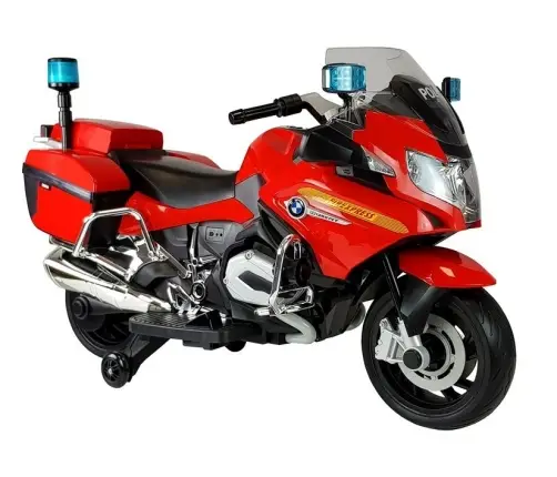 Bērnu elektriskais motocikls BMW R1200 Police Red