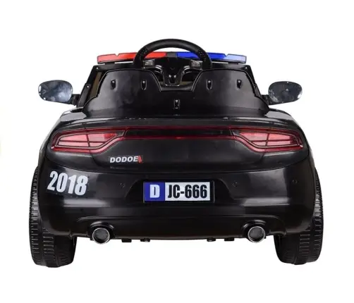 Двухместный детский электромобиль Police Black Двухместный детский электромобиль Police Black