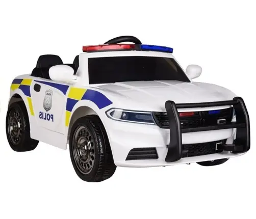 Bērnu elektroauto Police White Bērnu elektroauto Police White