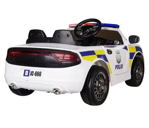 Bērnu elektroauto Police White Bērnu elektroauto Police White