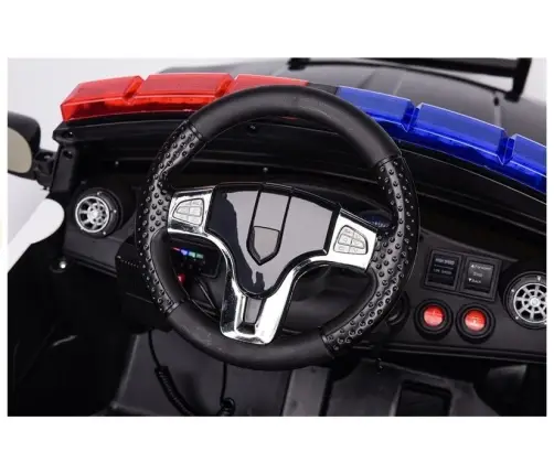 Bērnu elektroauto Police White Bērnu elektroauto Police White