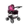 Alice leļļu rati 2in1 Black/Pink