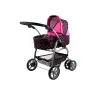 Alice leļļu rati 2in1 Black/Pink