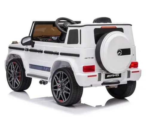 Mercedes G63 AMG Electric Ride On Car – White