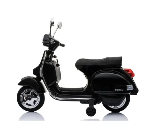 Vespa Scooter Electric Ride On Motorcycle - Black