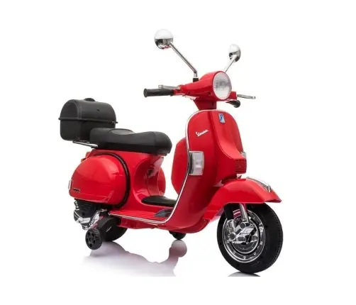 Детский электромотоцикл Vespa Red