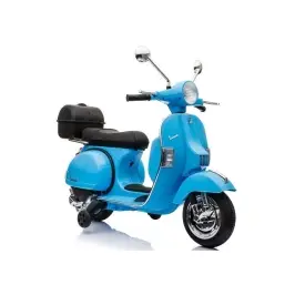 Bērnu elektriskais motocikls Vespa Blue