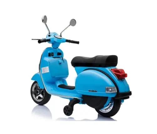 Bērnu elektriskais motocikls Vespa Blue