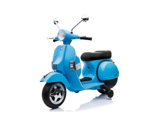 Bērnu elektriskais motocikls Vespa Blue