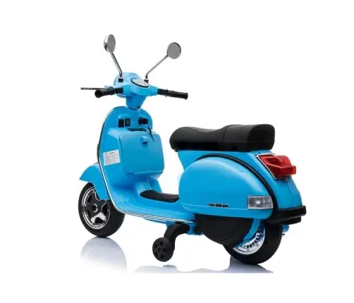 Bērnu elektriskais motocikls Vespa Blue