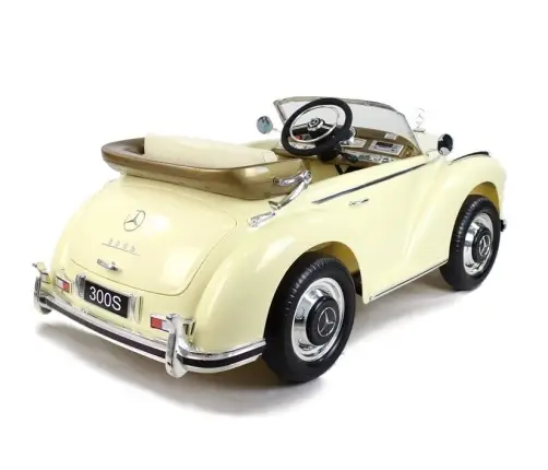 Vienvietīgs elektromobilis LS-618 Mercedes 300S Beige Painting