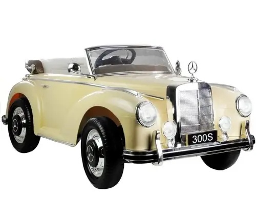 Vienvietīgs elektromobilis LS-618 Mercedes 300S Beige Painting