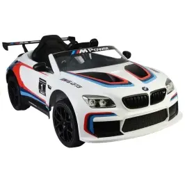 Vienvietīgs elektromobilis BMW M6 GT3 White