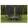 Batuts ar drošības tīklu un kāpnēm 244 cm (8ft)  SPORT PRO Green