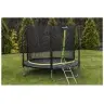 Batuts ar drošības tīklu un kāpnēm 244 cm (8ft)  SPORT PRO Green