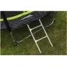Batuts ar drošības tīklu un kāpnēm 244 cm (8ft)  SPORT PRO Green