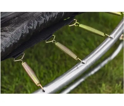 Batuts ar drošības tīklu un kāpnēm 244 cm (8ft)  SPORT PRO Green