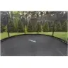 Batuts ar drošības tīklu un kāpnēm 244 cm (8ft)  SPORT PRO Green