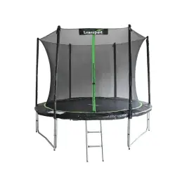 Batuts ar drošības tīklu un kāpnēm 305 cm (10ft)  SPORT PRO Green