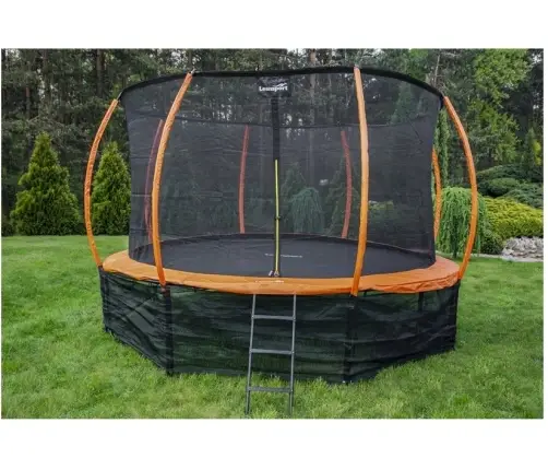 Batuts ar drošības tīklu un kāpnēm 366 cm (12ft)  LEAN SPORT BEST Orange Batuts ar drošības tīklu un kāpnēm 366 cm (12ft)  LEAN SPORT BEST Orange