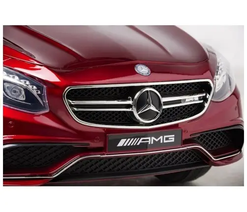 Bērnu elektroauto Mercedes S63 Red Painting