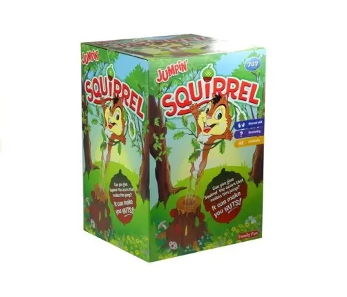 Jumpin' Squirrel Family Game Pop-out Squirrel