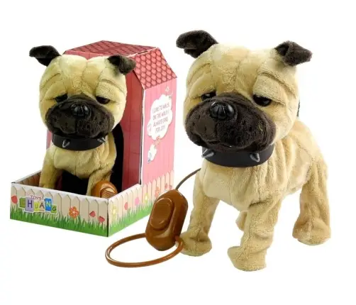 Interactive Dog On a Leash with Dog House Beige Interactive Dog On a Leash with Dog House Beige