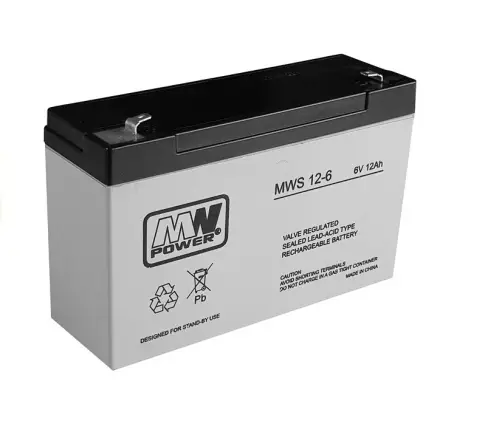 AGM Gel Battery For A Car For A 6V12Ah Battery