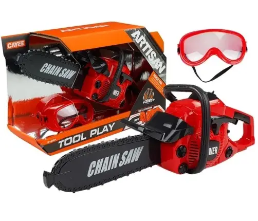 Little Lumberjack Set Chainsaw with Safety Glasses
