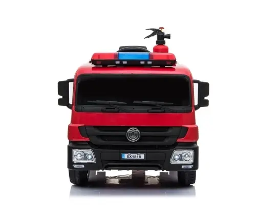 Bērnu elektroauto Ugunsdzēsēju mašīna Red