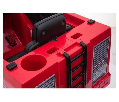 Bērnu elektroauto Ugunsdzēsēju mašīna Red