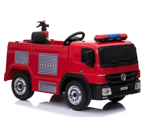 Bērnu elektroauto Ugunsdzēsēju mašīna Red