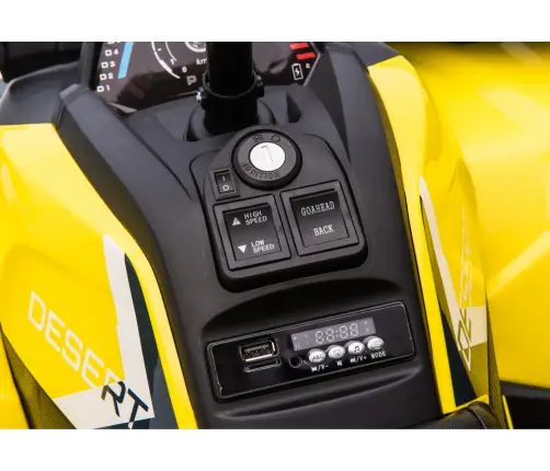 XMX607 Electric Ride On Quad - Yellow