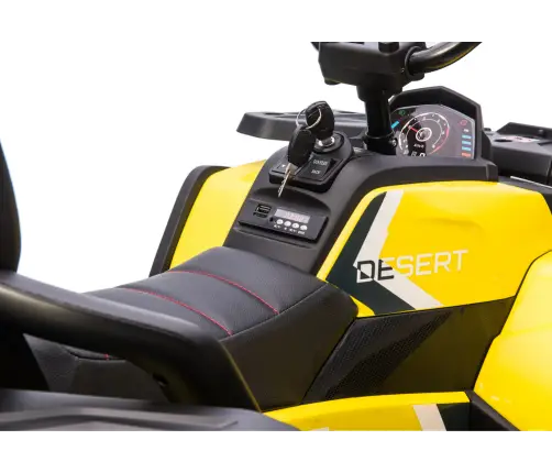 XMX607 Electric Ride On Quad - Yellow