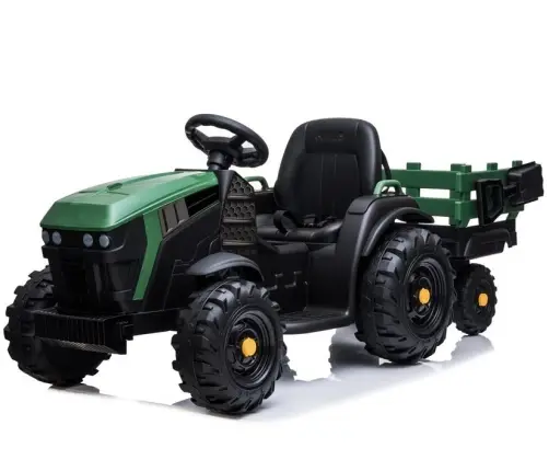 Bērnu elektriskais traktors ar piekabi BDM0925 Military Green Bērnu elektriskais traktors ar piekabi BDM0925 Military Green