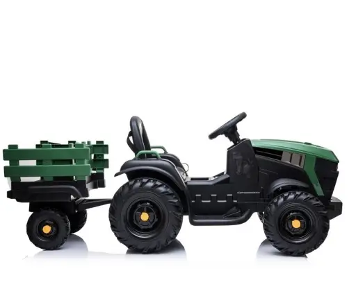 Bērnu elektriskais traktors ar piekabi BDM0925 Military Green Bērnu elektriskais traktors ar piekabi BDM0925 Military Green