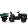 Bērnu elektriskais traktors ar piekabi BDM0925 Military Green Bērnu elektriskais traktors ar piekabi BDM0925 Military Green